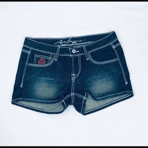 Ami James blue jean short
